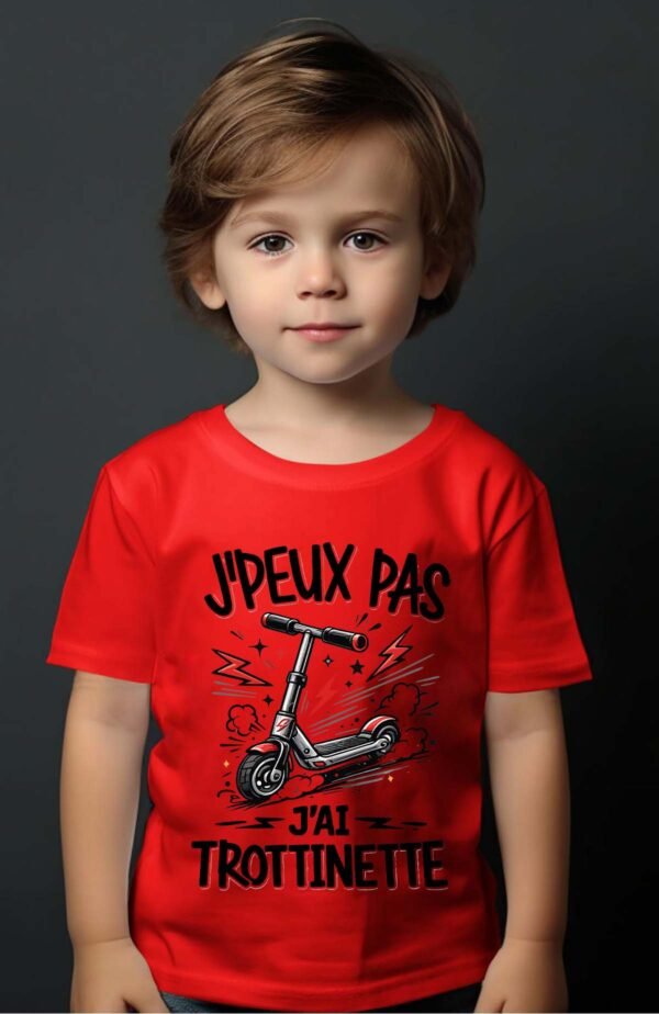 T-shirt Garçon en Gros | J'peux pas j'ai trottinette