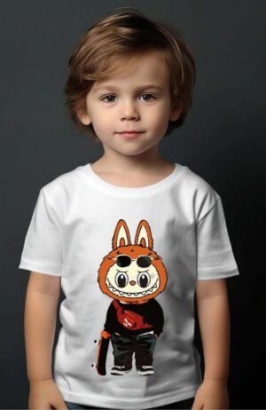 Pochet Labub – Tshirt Garçon – Blanc