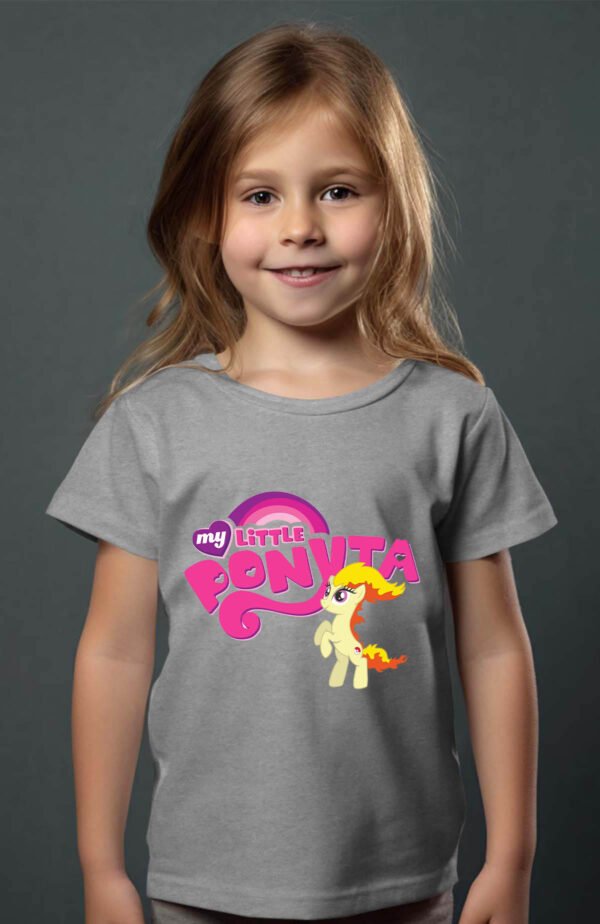 T-shirt Col Rond Fille - Ponyta