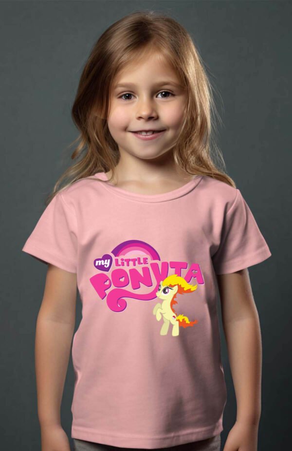 T-shirt Col Rond Fille - Ponyta