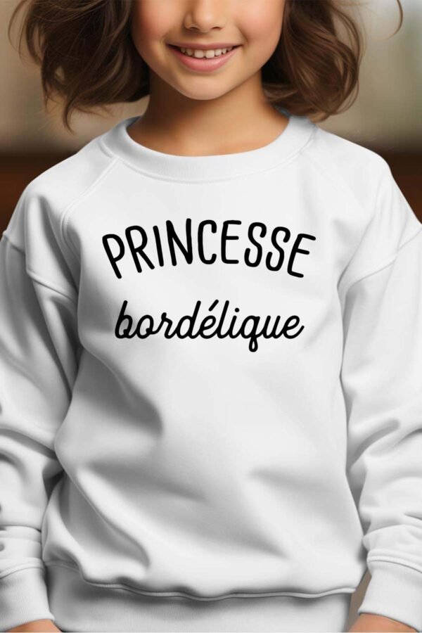 Sweat Col Rond Fille en Gros | Princesse bordélique