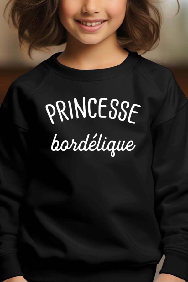 Sweat Col Rond Fille en Gros | Princesse bordélique