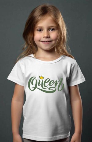 Queen crow – Tshirt Fille – Blanc