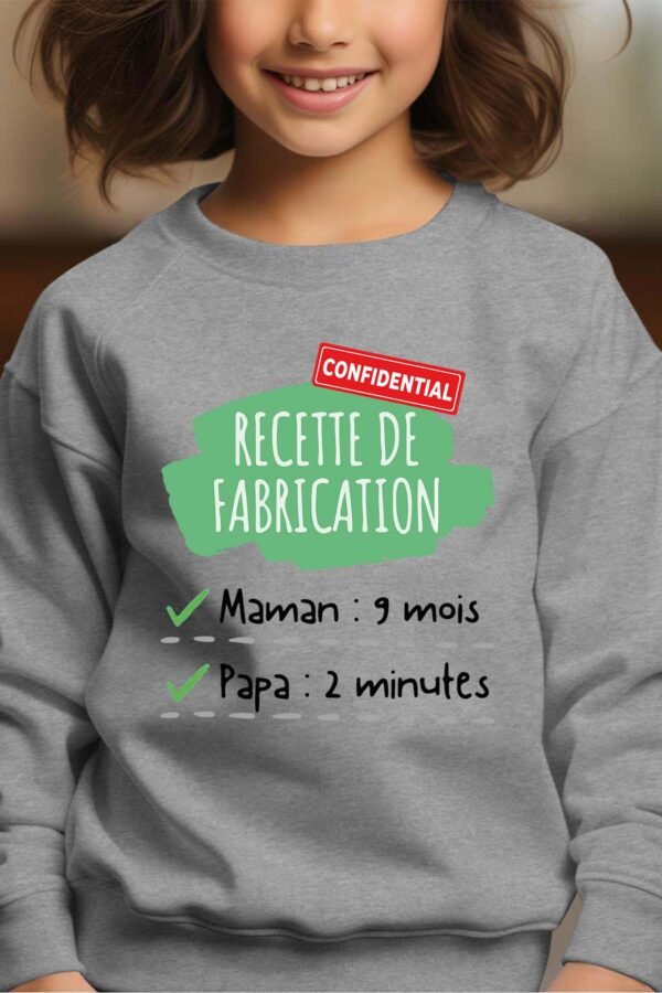 Sweat Col Rond Fille en Gros | Recette de fabrication