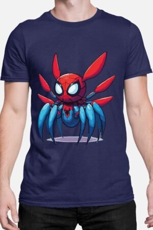 SpiderPoke – Tshirt Homme – Marine