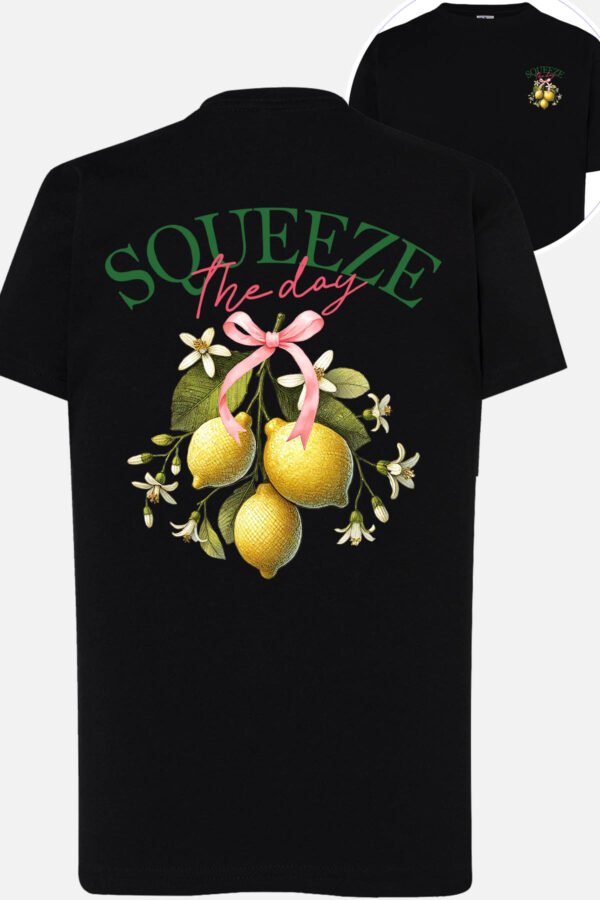 T-shirt Col Rond Fille - Squeeze the day