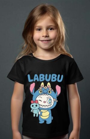 T-shirt Col Rond Fille - Stibubu