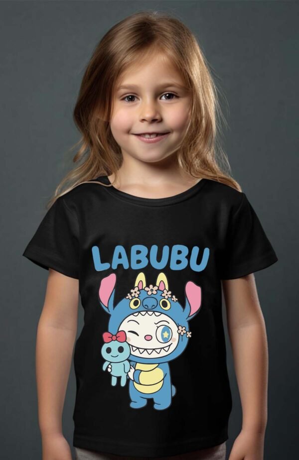 T-shirt Col Rond Fille - Stibubu