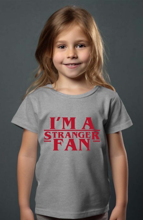T-shirt Col Rond Fille - Stranger fan