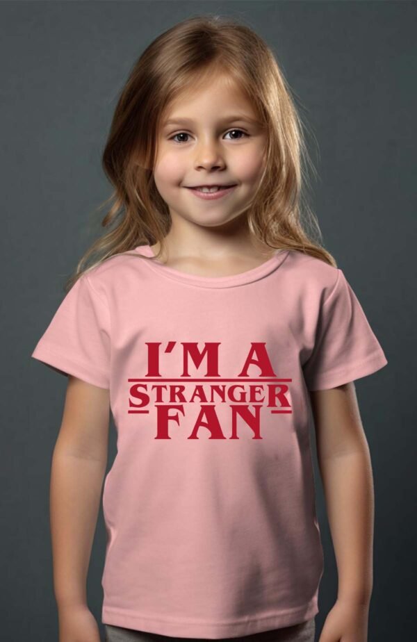 T-shirt Col Rond Fille - Stranger fan