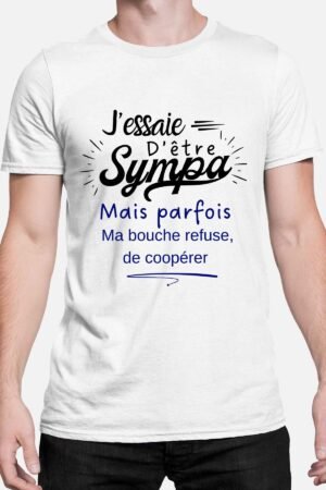 J'essaie d'être sympas - Tshirt Homme