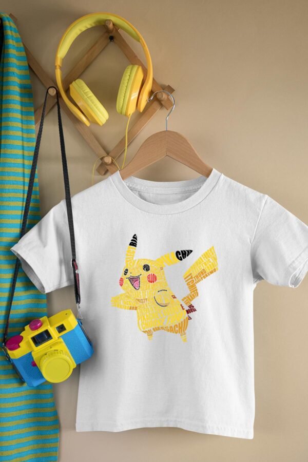 T-shirt Col Rond Fille - Pika txt