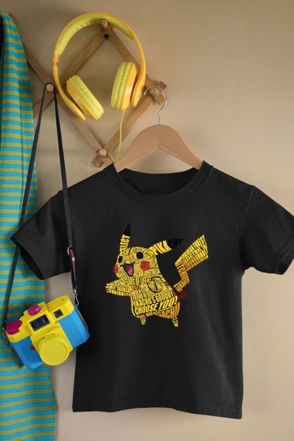 T-shirt Col Rond Fille - Pika txt