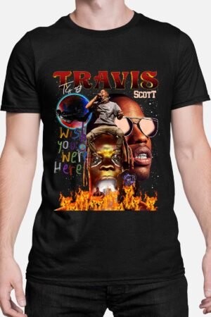 Travis Utopia – Tshirt Homme – Noir