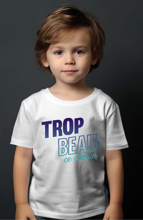 T-shirt Garçon en Gros | Trop beau ce coquin