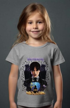 Wed affiche – Tshirt Fille – Gris