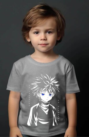 Zoldyck – Tshirt Garçon – Gris