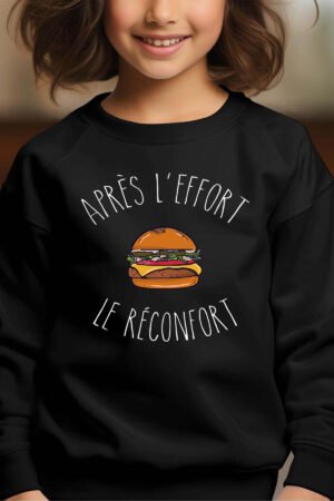 Sweat Col Rond Fille en Gros | Après l'effort le réconfort