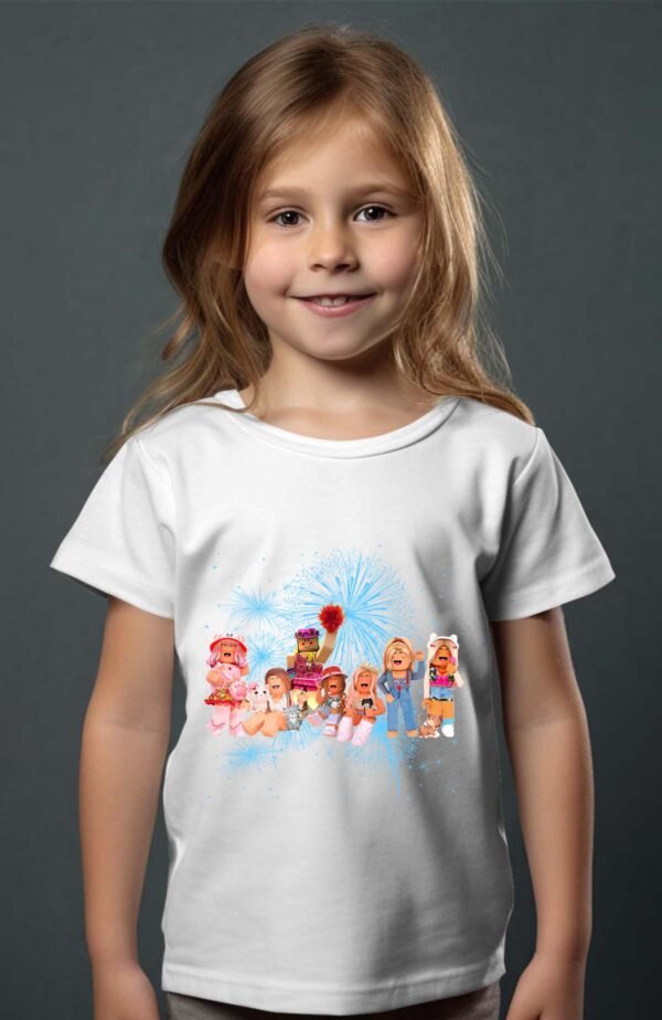 T-shirt Col Rond Fille - Friends roblox