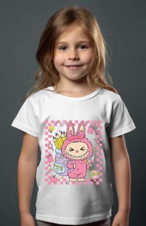 girl bub – Tshirt Fille – Blanc