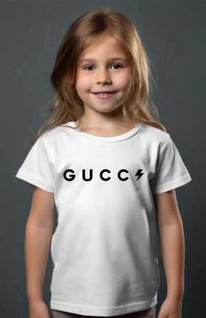 gucc – Tshirt Fille – Blanc