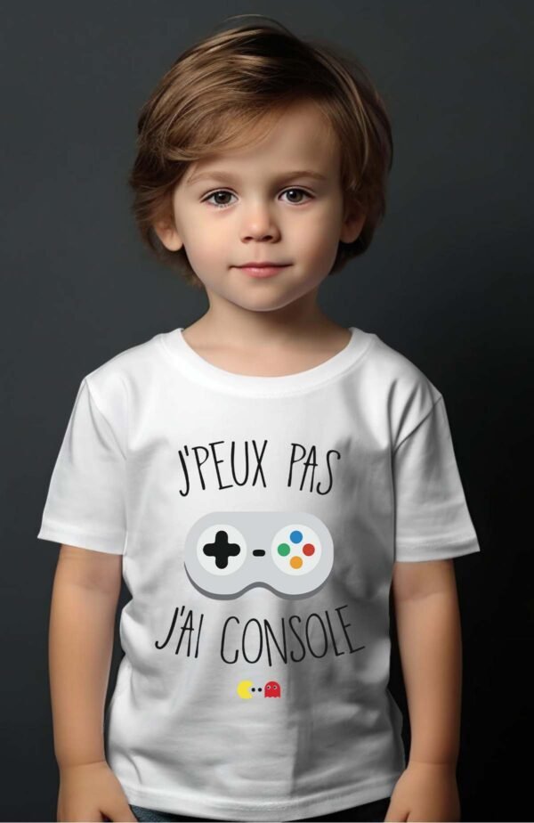 T-shirt Garçon en Gros | J'peux pas j'ai console