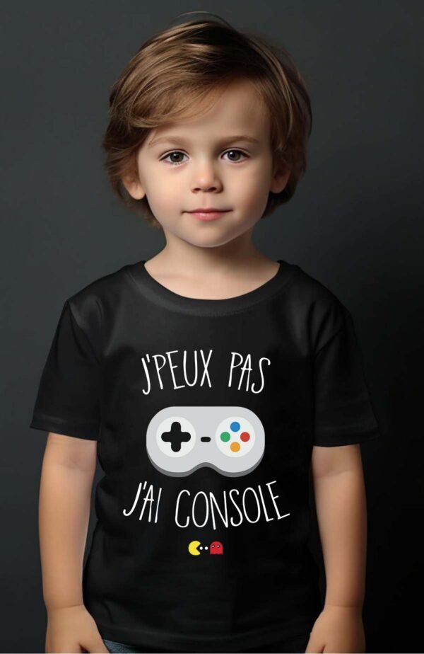 T-shirt Garçon en Gros | J'peux pas j'ai console