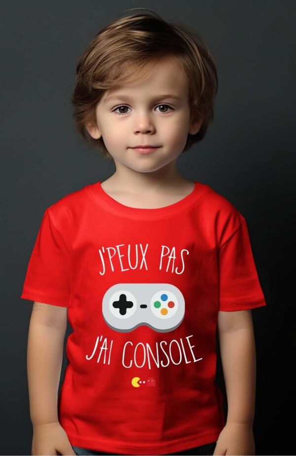 T-shirt Garçon en Gros | J'peux pas j'ai console