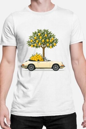 lemon car – Tshirt Homme – Blanc