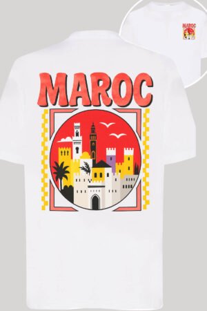 maroc payz – Tshirt Garçon AR – Blanc