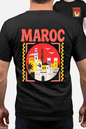 maroc payz – Tshirt Homme AR – Noir
