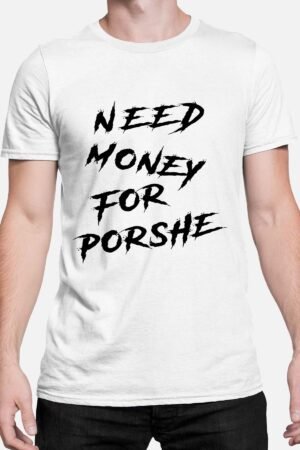 need for Porshe – Tshirt Homme – Blanc