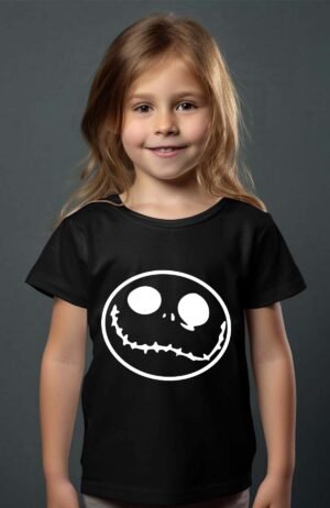 T-shirt Col Rond Fille - Nightmare sourire