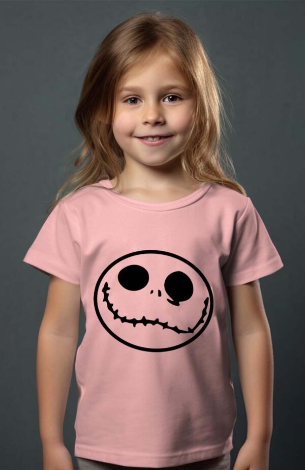 T-shirt Col Rond Fille - Nightmare sourire