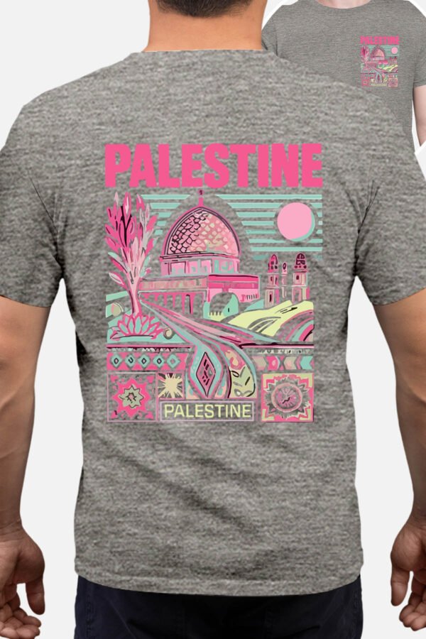 Palestine neon - Tshirt Homme
