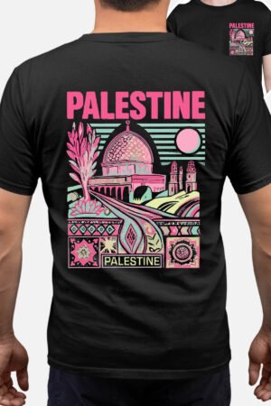 Palestine neon - Tshirt Homme