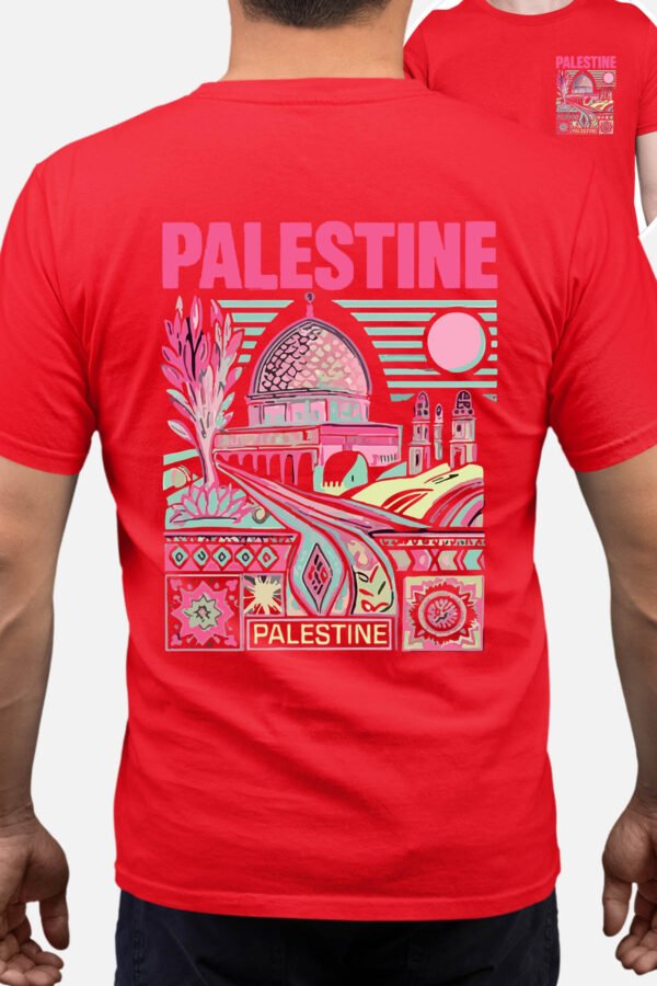 Palestine neon - Tshirt Homme