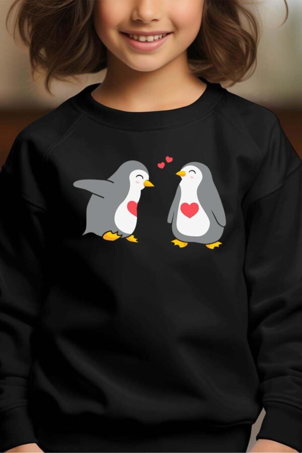 Sweat Col Rond Fille en Gros | Pingouins
