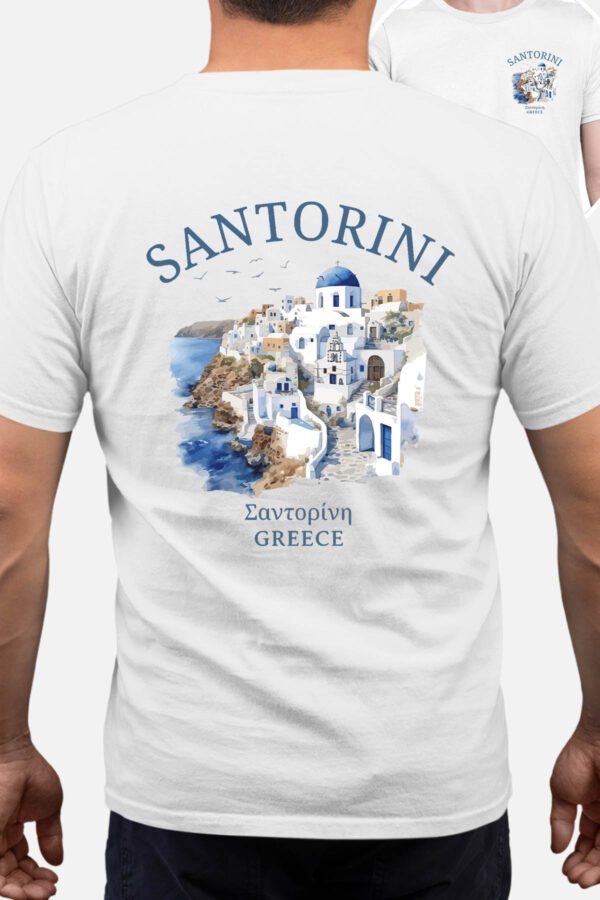 Santorini Greece - Tshirt Homme