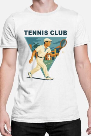 tennis Beret – Tshirt Homme – Blanc