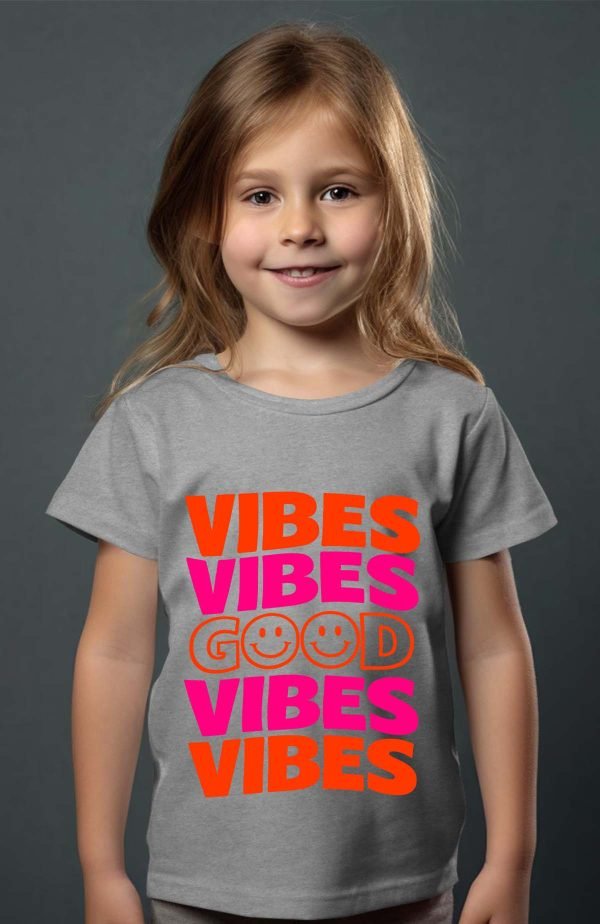 T-shirt Fille en Gros | 4 Vibes Good v2
