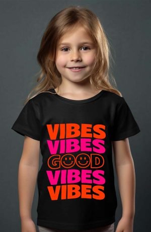 T-shirt Fille en Gros | 4 Vibes Good v2