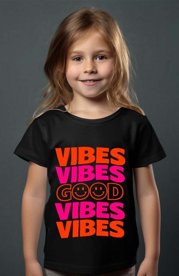 T-shirt Fille en Gros | 4 Vibes Good v2