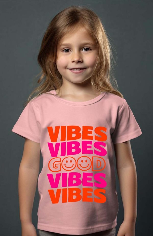T-shirt Fille en Gros | 4 Vibes Good v2