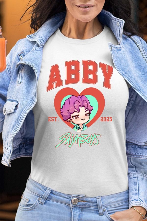 Abby coeur Saja - Tshirt Femme