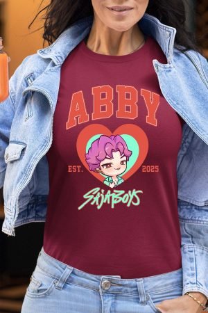 Abby coeur Saja - Tshirt Femme