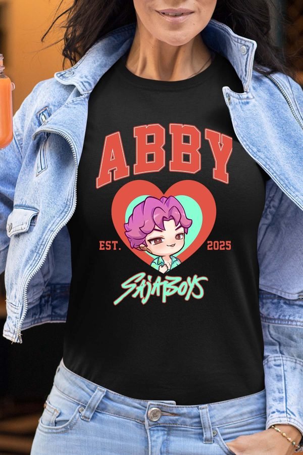 Abby coeur Saja - Tshirt Femme