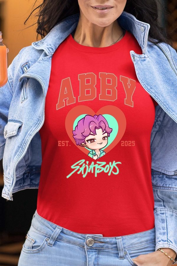 Abby coeur Saja - Tshirt Femme