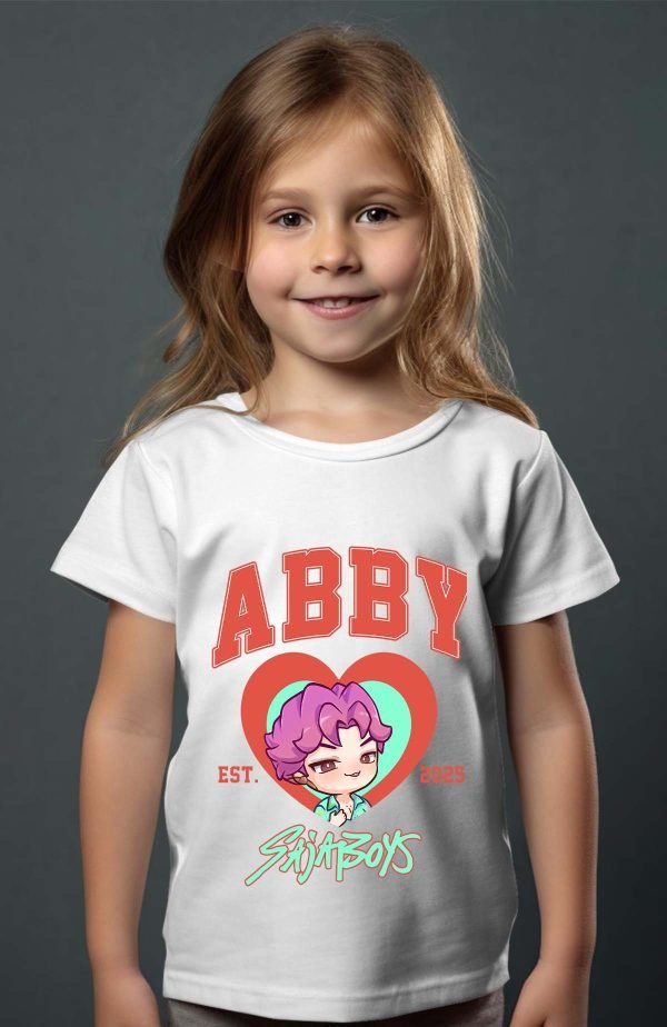 T-shirt Fille en Gros | Abby coeur Saja
