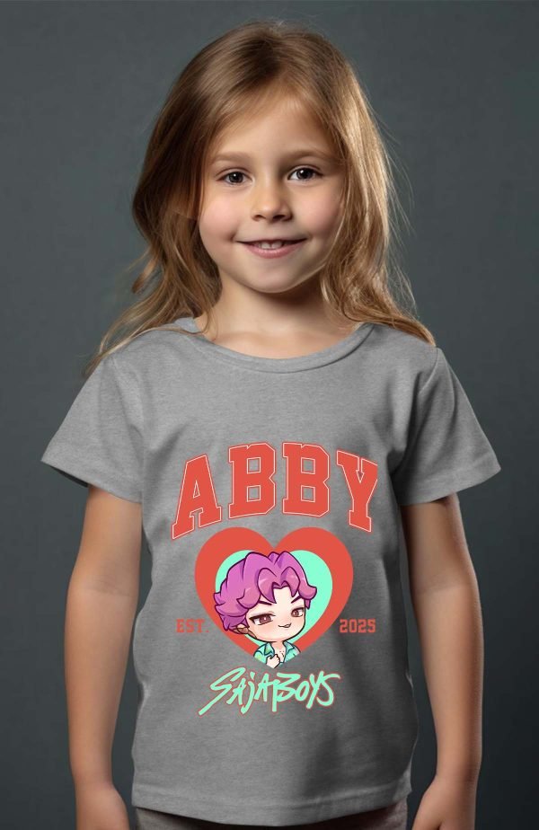 T-shirt Fille en Gros | Abby coeur Saja